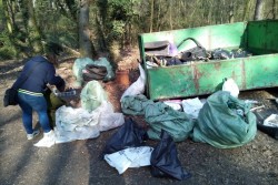 Úklid lesa 6.4.2019 v Praze