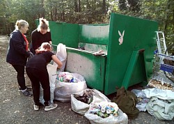 Úklid lesa v Hodkovičkách 19.9.2020